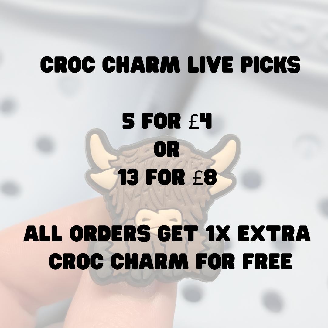 Croc Charms, Tik Tok Live